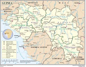 guinea conakry mapa