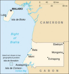 guinea ecuatorial mapa