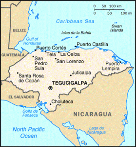 honduras mapa