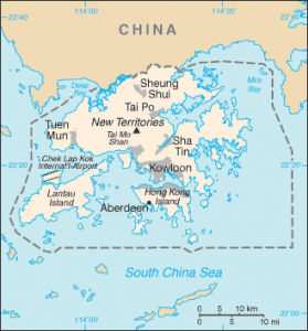 hong kong mapa