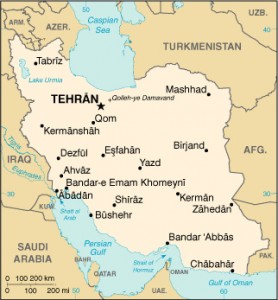 irán mapa