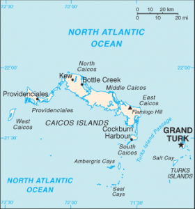 islas turcas y caicos mapa