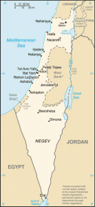 israel mapa