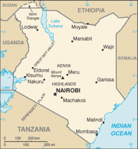 kenia mapa