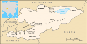 kirguizistán mapa