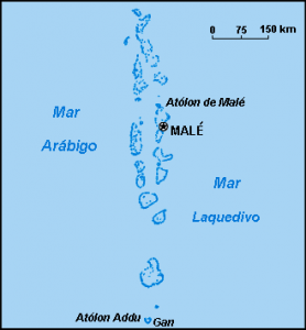 maldivas mapa