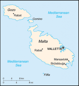 malta mapa