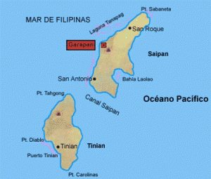 islas marianas del norte mapa