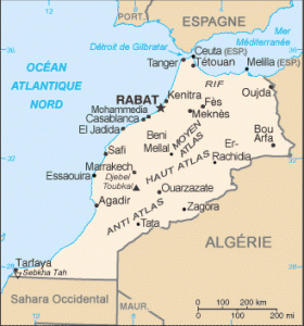 marruecos mapa