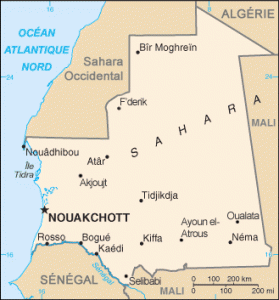 mauritania mapa