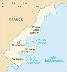 monaco mapa