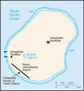 nauru mapa