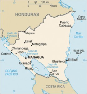 nicaragua mapa