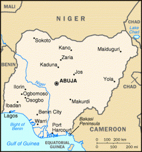 nigeria mapa
