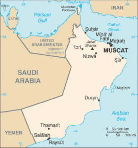 oman mapa