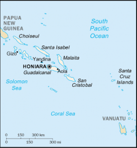 islas salomón mapa
