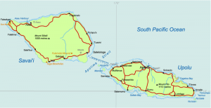 samoa mapa