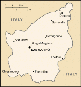 san marino mapa