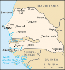 senegal mapa