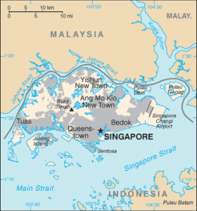 Singapur mapa