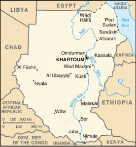 sudan mapa