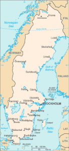 suecia mapa