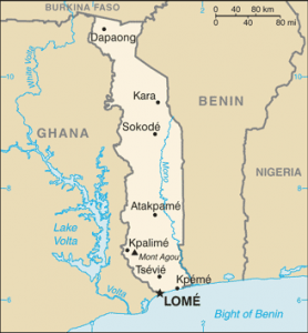 togo mapa