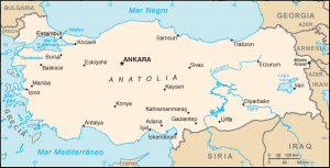 Mapa de Turquia