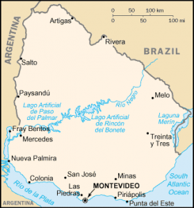 uruguay mapa