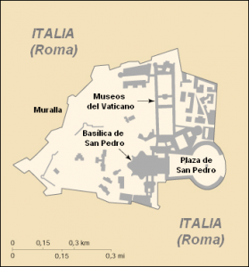 vaticano mapa