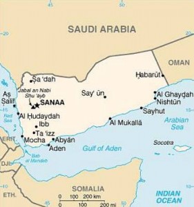 yemen mapa