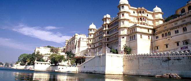 Palacio de la ciudad de Udaipur, India