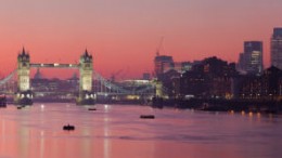 Vista panorámica de Londres en Reino Unido