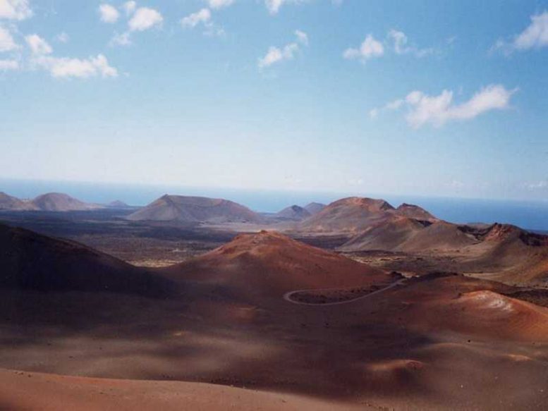 Paisaje del Parque de Timanfaya, Lanzarote, Canarias