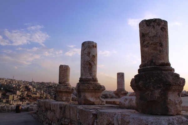 Vistas de la ciudad de Ammán en Jordania